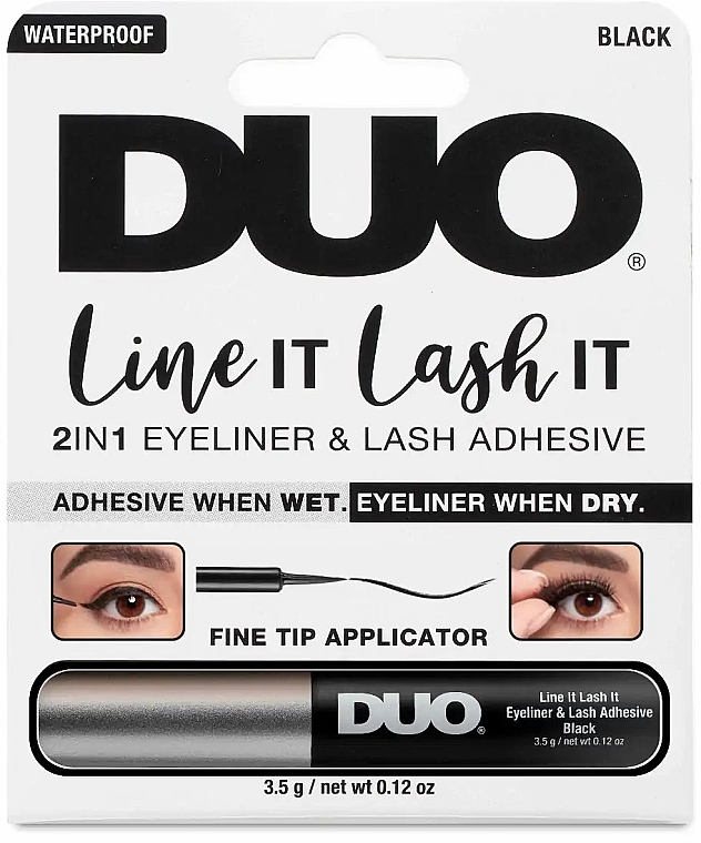 Kredka do oczu 2w1 - Ardell Duo 2in1 Eyeliner & Lash Adhesive — Zdjęcie N2