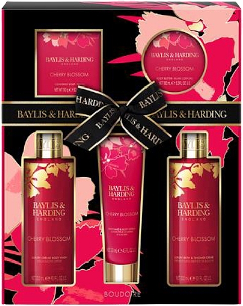Zestaw, 5 produktów - Baylis & Harding Boudoire Cherry Blossom Perfect Pamper Gift Set — Zdjęcie N1