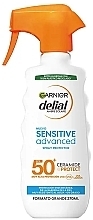 Spray do opalania - Garnier Delial Sensitive Advanced Protector Spray SPF50+ Ceramide Protect — Zdjęcie N3