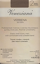 Podkolanówki damskie Verbena, 20 Den, cognac - Veneziana — Zdjęcie N3