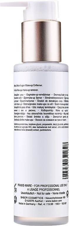 Balsam do demakijażu oczu - Babor Cleansing Eye Make up Remover — Zdjęcie N2