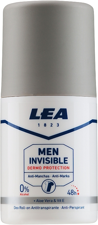 Dezodorant w kulce dla mężczyzn - Lea Men Invisible Antyperspirant Roll-On — Zdjęcie N1