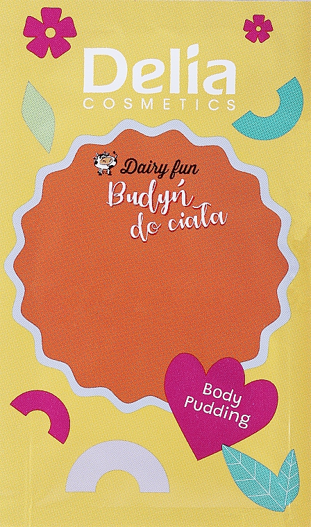 Pudding do ciała - Delia Dairy Fun Body Pudding Orange (próbka) — Zdjęcie N1