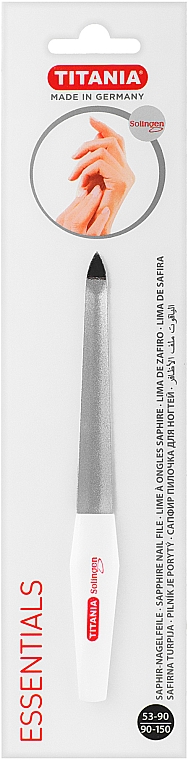 Szafirowy pilnik do paznokci rozmiar 6 - Titania Soligen Saphire Nail File