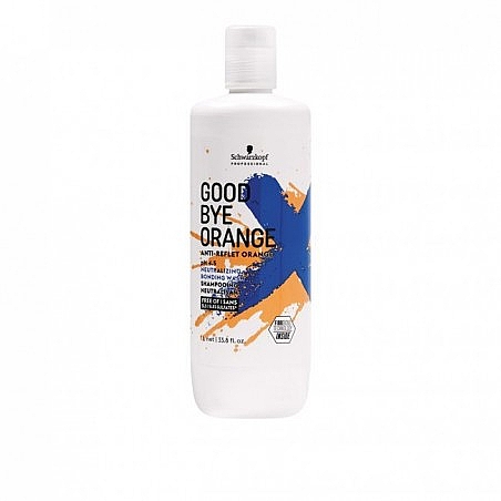 Szampon do włosów neutralizujący pomarańczowe i czerwone odcienie - Schwarzkopf Professional Goodbye Orange Shampoo — Zdjęcie N2