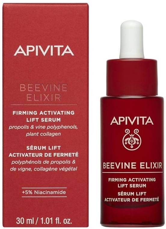 Ujędrniające serum liftingujące - Apivita Beevine Elixir Firming Activating Lift Serum — Zdjęcie N2