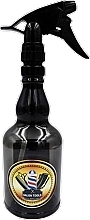 Butelka fryzjerska z rozpylaczem, 500 ml, czarna - Detreu Barber Rozpylacz Rum Style — Zdjęcie N1