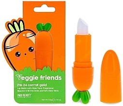 Balsam do ust z ekstraktem z marchwi - Mad Beauty Veggie Friends Carrot Lip Balm — Zdjęcie N3