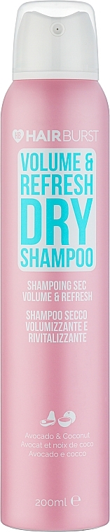 Odświeżający suchy szampon zwiększający objętość włosów - Hairburst Volume & Refresh Dry Shampoo — Zdjęcie N3