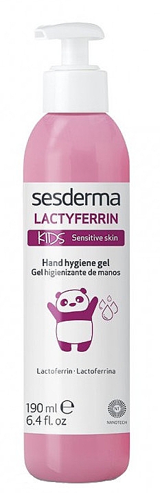 Antybakteryjny żel do rąk dla dzieci - Sesderma Laboratories Lactyferrin Kids Sensitive Skin — Zdjęcie N1