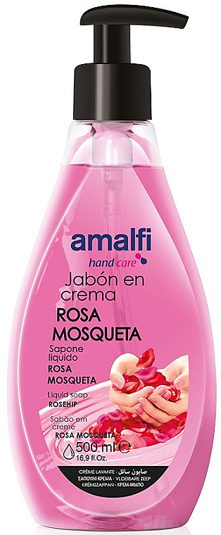 Kremowe mydło do rąk Różane - Amalfi Rosa Liquid Soap — Zdjęcie N1