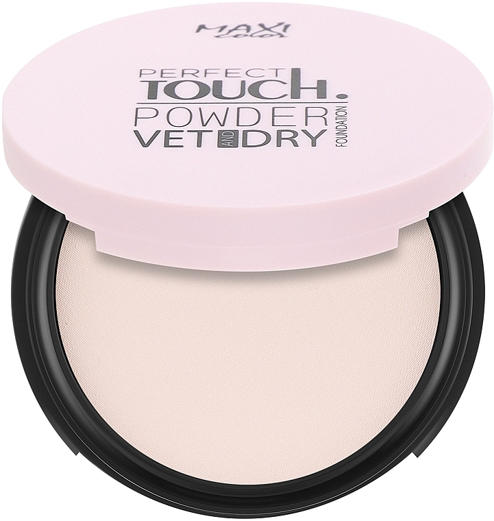 Puder do twarzy - Maxi Color Perfect Touch Powder Vet And Dry — Zdjęcie N1