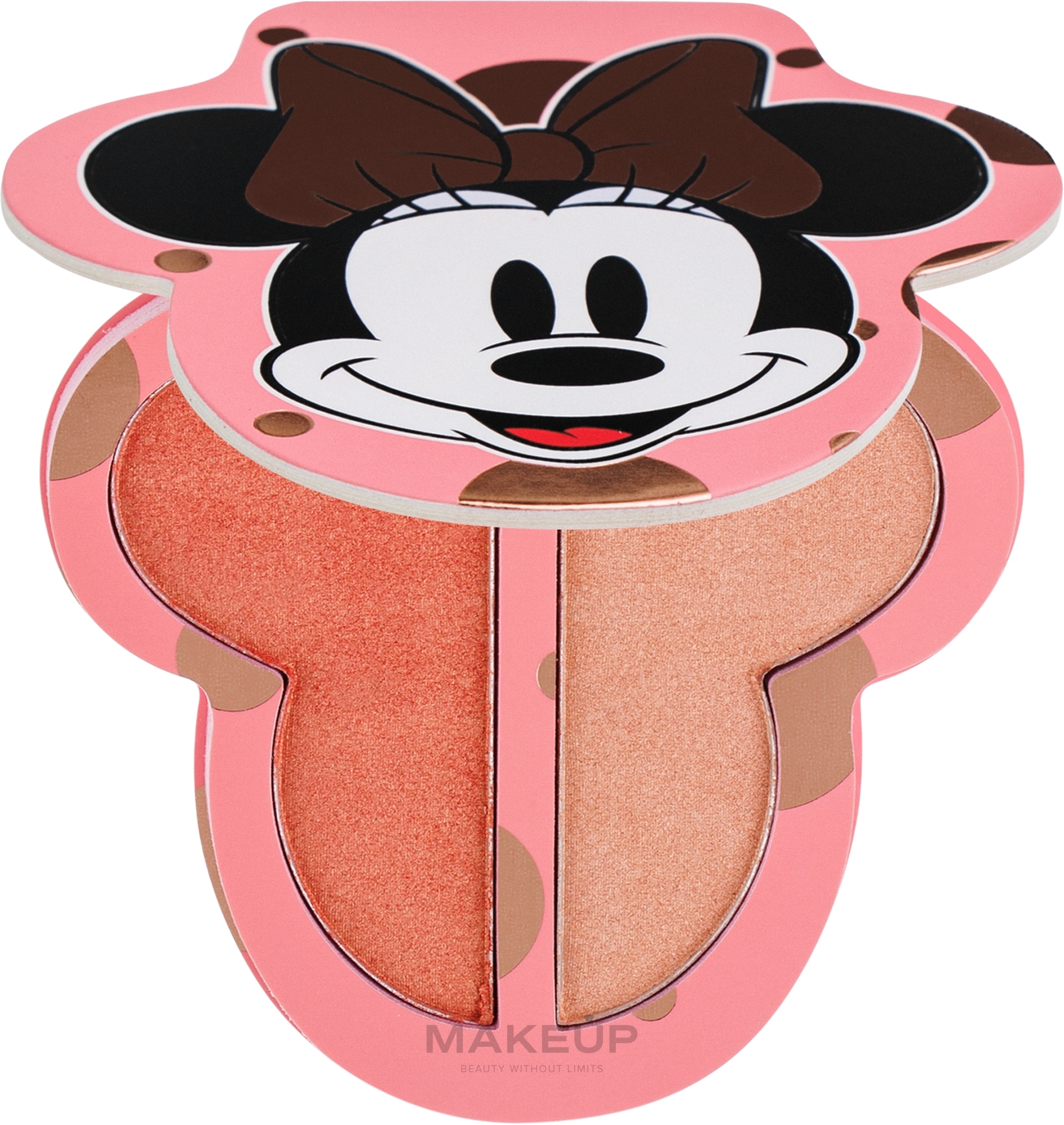 Paleta rozświetlaczy - Makeup Revolution Disney's Minnie Mouse Minnie Forever Highlighter Duo — Zdjęcie 8.4 g