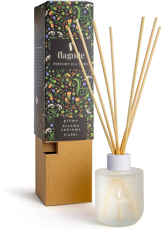 Dyfuzor zapachowy Piżmo, drzewo cedrowe i fiołki - Flagolie Home Perfume — Zdjęcie N1