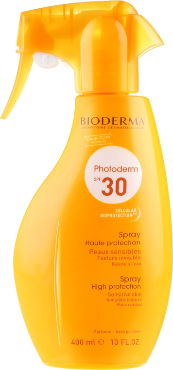 Ochronny spray do opalania SPF 30 - Bioderma Photoderm High Protectin Spray — Zdjęcie N3