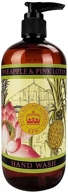 Mydło w płynie do rąk Ananas i różowy lotos - The English Soap Company Kew Gardens Pineapple & Pink Lotus Hand Wash — Zdjęcie N1