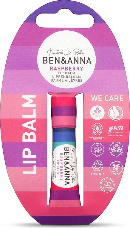 Balsam do ust Malina - Ben & Anna Lip Balm Raspberry — Zdjęcie N1