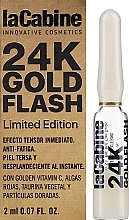 Ampułki ujędrniające do twarzy - La Cabine Flash 24 K Gold Ampoules — Zdjęcie N1