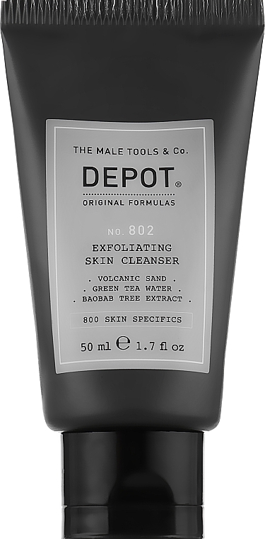 Środek do mycia twarzy i szyi - Depot No 802 Exfoliating Skin Cleanser — Zdjęcie N1