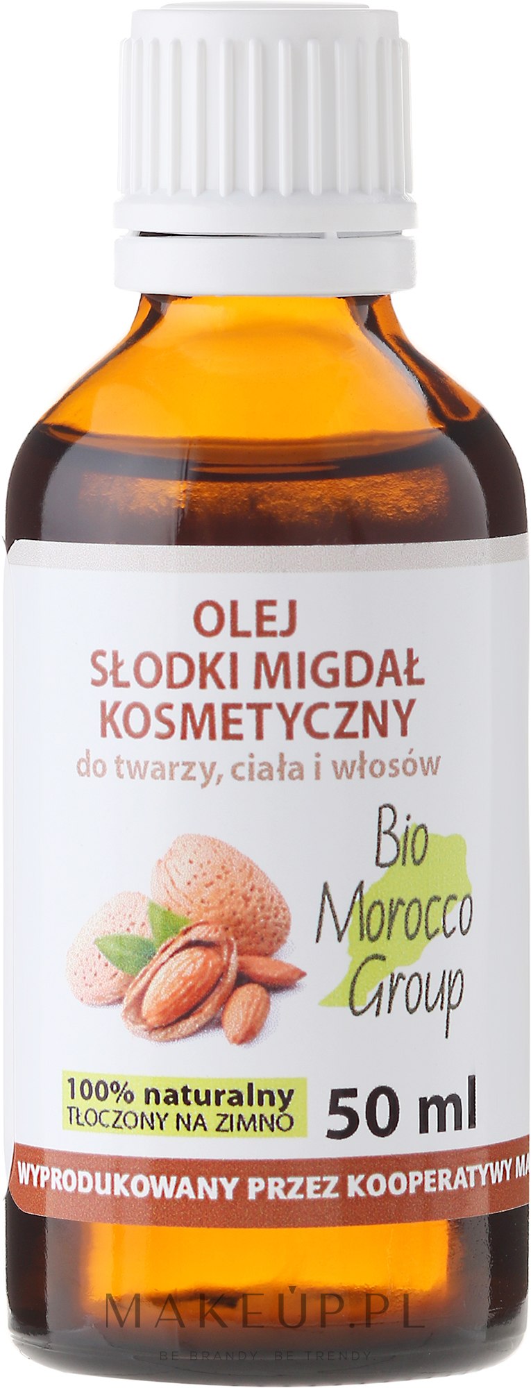 Kosmetyczny olej ze słodkich migdałów do twarzy, ciała i włosów - Efas Sweet Almond Oil — Zdjęcie 50 ml