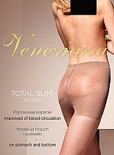Kup Rajstopy damskie "Total Slim" 30 DEN, nero - Veneziana