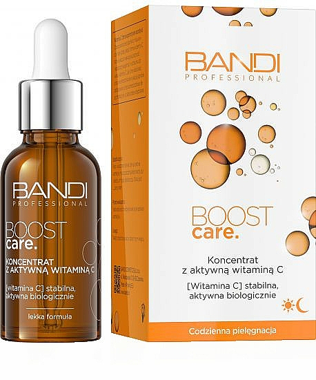 Koncentrat do twarzy z witaminą C - Bandi Professional Boost Care Concentrate Active Vitamin C