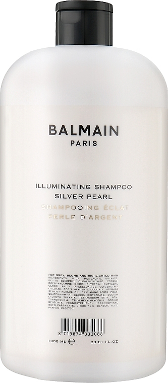 Szampon rozświetlający do włosów blond, srebrnych i siwych - Balmain Paris Hair Couture Silver — Zdjęcie N3