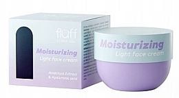 Nawilżający krem do twarzy z ametystem i kwasem hialuronowym - Fluff Moisturizing Cream — Zdjęcie N1