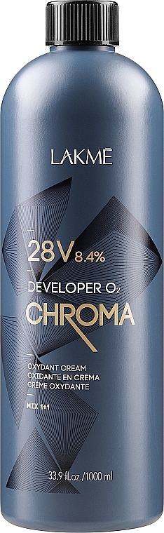 Utleniacz do farby - Lakme Chroma Developer 02 28V (8,4%) — Zdjęcie N3