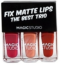 Zestaw błyszczyków - Magic Studio Fix & Matte Lips The Best Trio Set — Zdjęcie N2