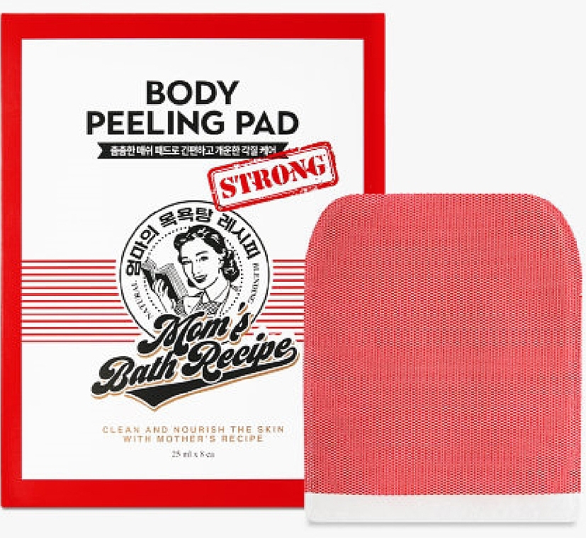 Peeling do ciała - Mom's Bath Recipe Body Peeling Pad Strong — Zdjęcie N2