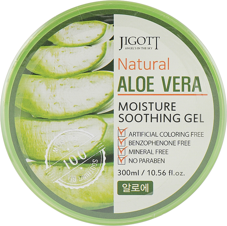 Nawilżający żel uniwersalny z ekstraktem z aloesu - Jigott Natural Aloe Vera Moisture Soothing Gel