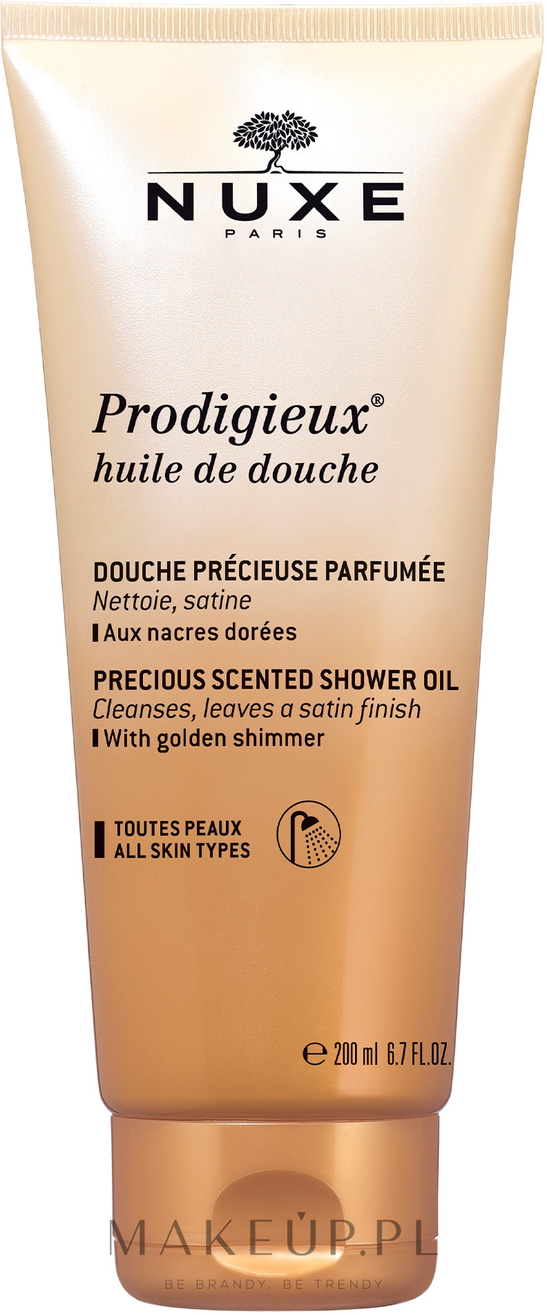 Nawilżający olejek pod prysznic - Nuxe Prodigieux Huile de Douche Shower Oil — Zdjęcie 200 ml