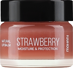 Balsam do ust z masłem shea - Mohani Strawberry Moisturizing And Protecting Lip Balm — Zdjęcie N1