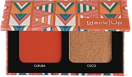 Kup Paleta do makijażu - Black Up Duo Blush And Highlighter Palette