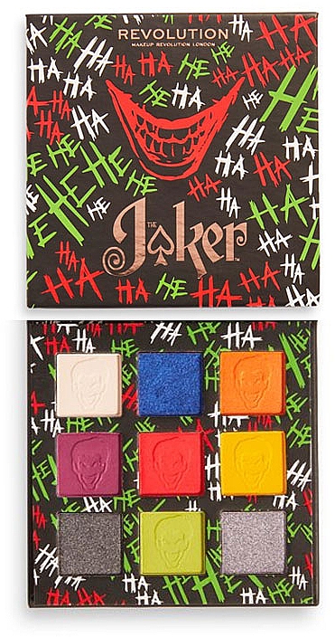 Paleta cieni do powiek - Makeup Revolution X Dc Joker Shadow Palette Why So Serious — Zdjęcie N1