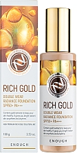 Rozświetlający podkład do twarzy SPF 50+/PA+++ - Enough Rich Gold Double Wear Radiance Foundation SPF50+ PA+++ — Zdjęcie N2