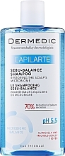 Rewitalizujący szampon do włosów - Dermedic Capilarte Sebu-Balance Shampoo — Zdjęcie N1