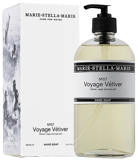 Mydło do rąk w płynie Wetyweria, szałwia i sól morska - Marie-Stella-Maris No. 07 Voyage Vetiver Hand Soap — Zdjęcie N2