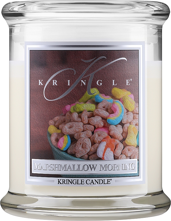 Świeca zapachowa w szkle z 2 knotami - Kringle Candle Marshmallow Morning — Zdjęcie N1