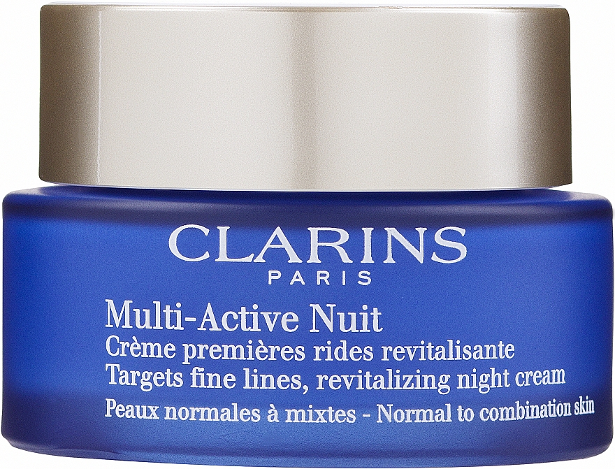 Rewitalizujący krem na noc do skóry normalnej i mieszanej - Clarins Multi Active Revitalizing Night Cream