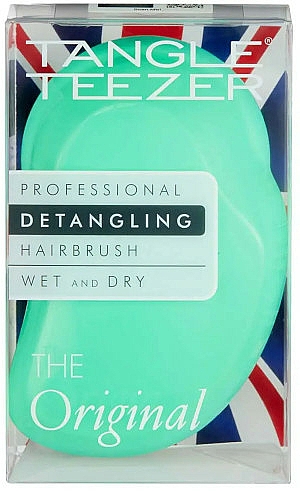 Szczotka do włosów, owalna - Tangle Teezer The Original Tropicana Green Hairbrush — Zdjęcie N1