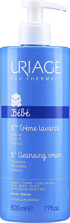 Pieniący się krem do mycia ciała dla dzieci i niemowląt - Uriage Babies Crème Lavante — Zdjęcie N3