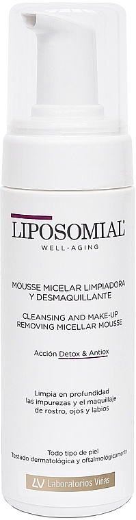 Mus micelarny do oczyszczania twarzy - Liposomial Well-Aging Cleansing And Make-Up Removing Micellar Mousse — Zdjęcie N1