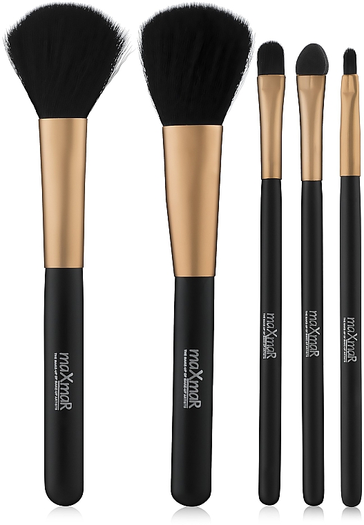 Zestaw do makijażu MB-203, 5 szt - MaxMar Brushes Set — Zdjęcie N1