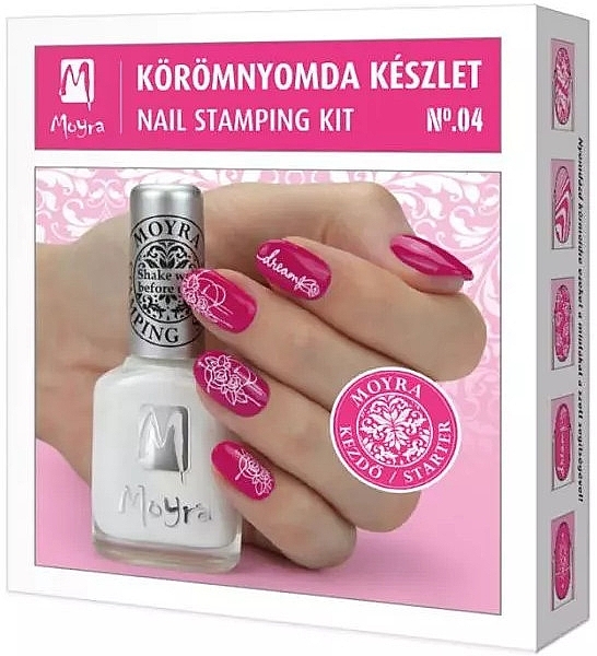 Zestaw do stemplowania paznokci № 4 - Moyra Nail Stamping Kit — Zdjęcie N1