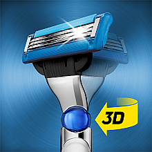 Maszynka do golenia + 2 wymienne wkłady - Gillette Mach 3 Turbo 3D Motion — Zdjęcie N6