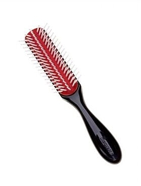 Szczotka do włosów D14, czarno-czerwona - Denman Small 5 Row Styling Brush — Zdjęcie N1