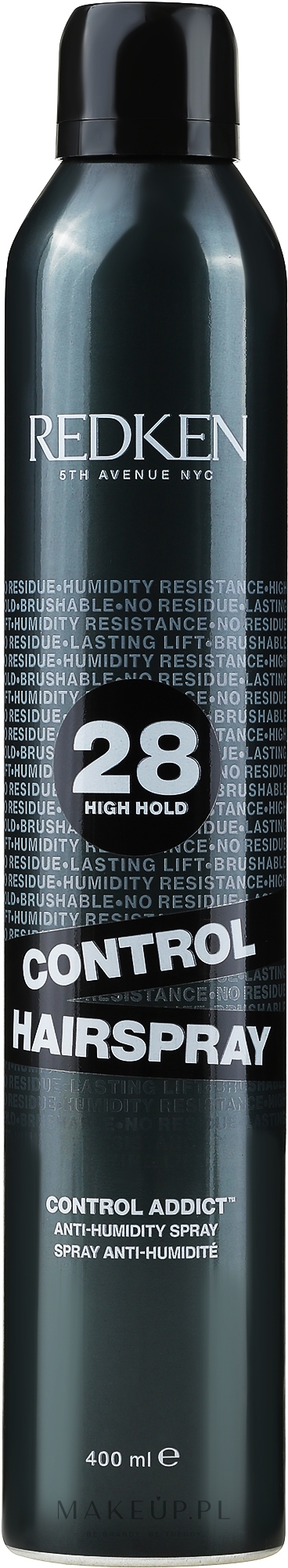 Mocny lakier do włosów - Redken Control Addict 28 Extra High-Hold Hairspray — Zdjęcie 400 ml