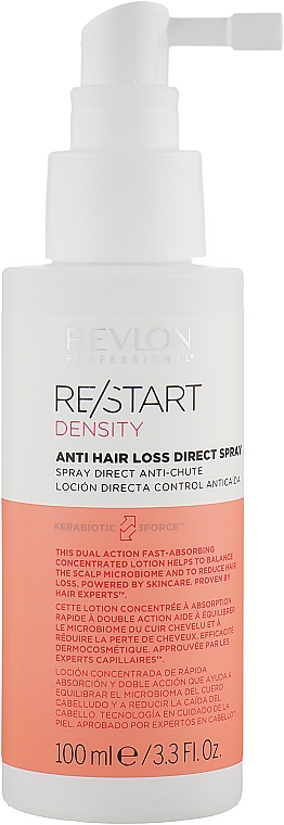Spray przeciw wypadaniu włosów - Revlon Professional Restart Density Anti-Hair Loss Direct Spray — Zdjęcie N1